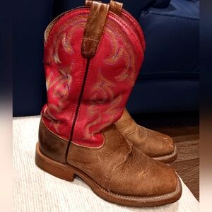 Double-H Boots® Men's 11" Domestic Wide Square Toe ICE Roper Boots Size 8D